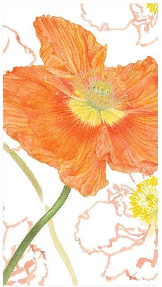 poppy-field-guest-towels-leaf-home-gift-plants-blooms